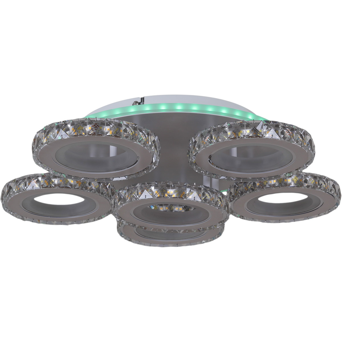 Потолочная люстра Reluce 03900-0.3-5+1A WH+CR (RGB)