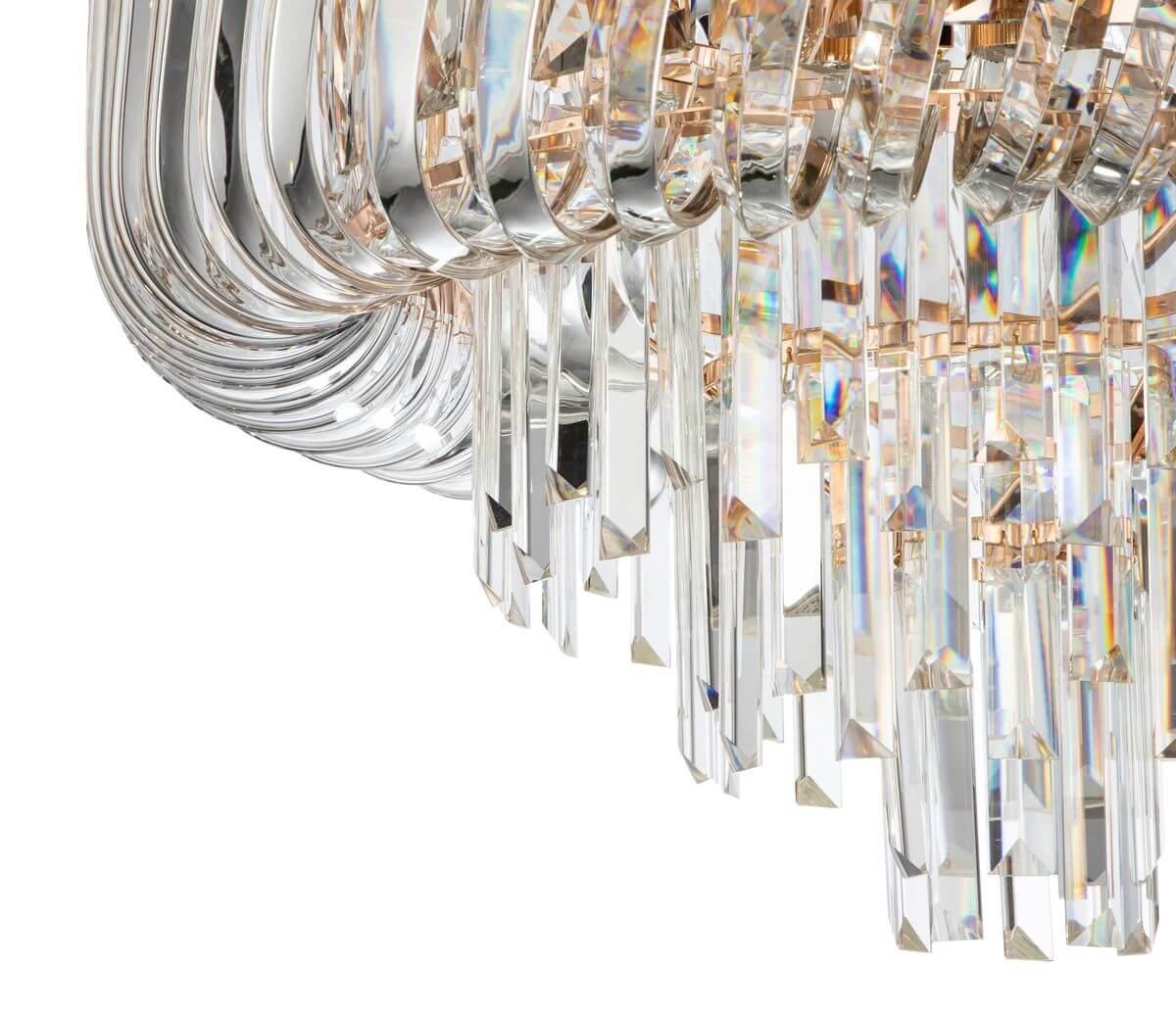 Потолочная люстра Indigo Braccia 12007/8С Gold V000042