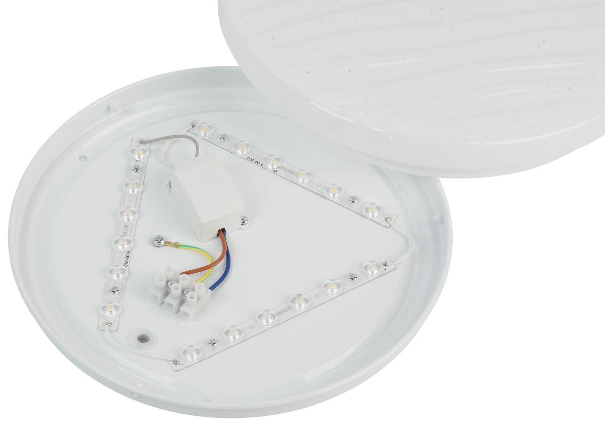 Потолочный светильник светодиодный круглый светодиодный круг ЭРА SPB-6 Slim Sahara 24W-6,5K Б0071126