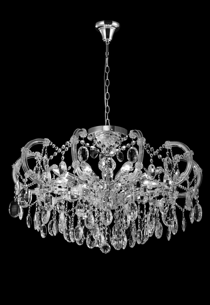 Подвесная люстра Crystal Lux Hollywood HOLLYWOOD SP-PL8 CHROME D800