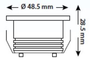 Встраиваемый светодиодный светильник Horoz Bianca 016-036-0003 HRZ00002301