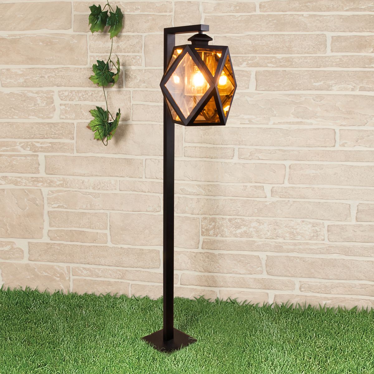 Уличный светильник на столбе Elektrostandard Ambra 35133/F черный 4690389176876 a056235