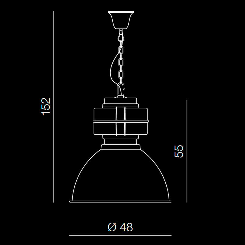Подвесной светильник Azzardo Bismarck AZ1607