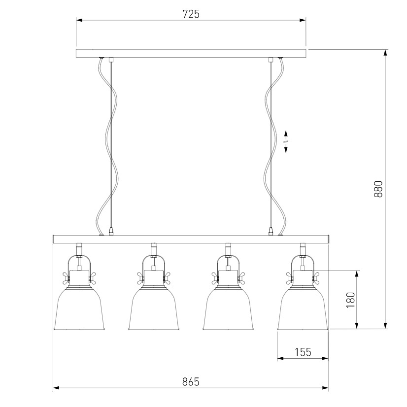 Подвесной светильник Eurosvet Projector 50083/4 белый