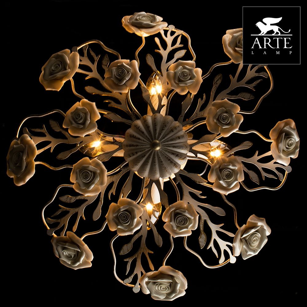 Потолочная люстра Arte Lamp Idillio A6356PL-4WG