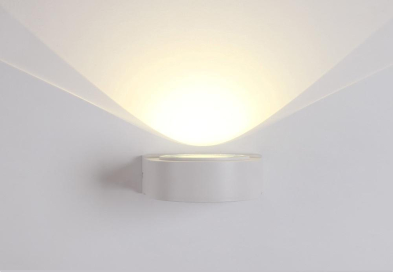 Уличный настенный светодиодный светильник Crystal Lux CLT 025W WH