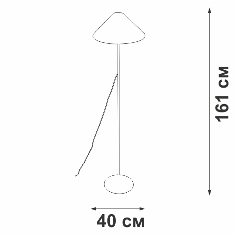 Торшер Vitaluce V3018-1/1P