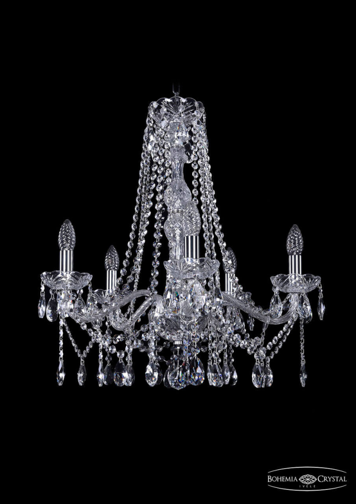 Подвесная люстра Bohemia Ivele 1413/5/200/h-60/Ni