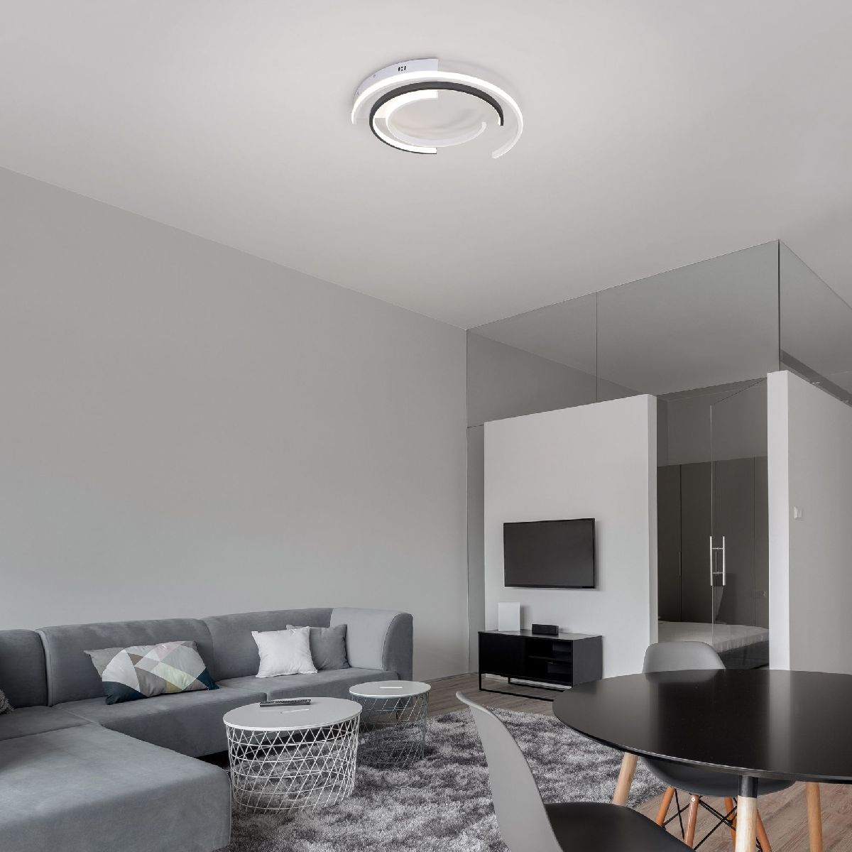 Потолочный светильник Eurosvet Gross 90248/3 белый/коричневый a056154