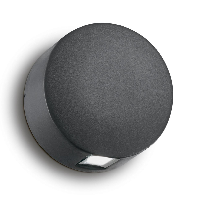 Уличный настенный светильник Ideal Lux Dot Ap2 Antracite 143392