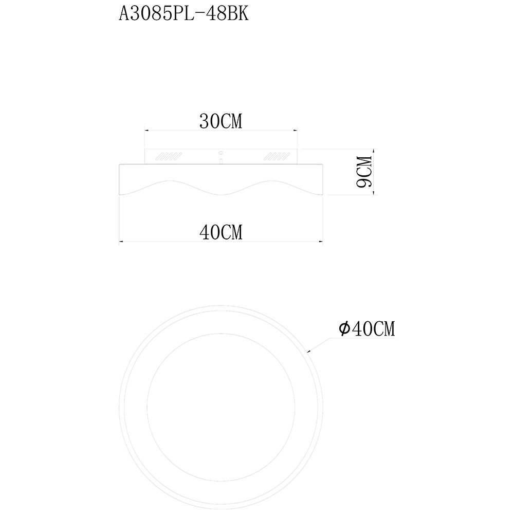 Потолочный светильник Arte Lamp Ankaa A3085PL-48BK