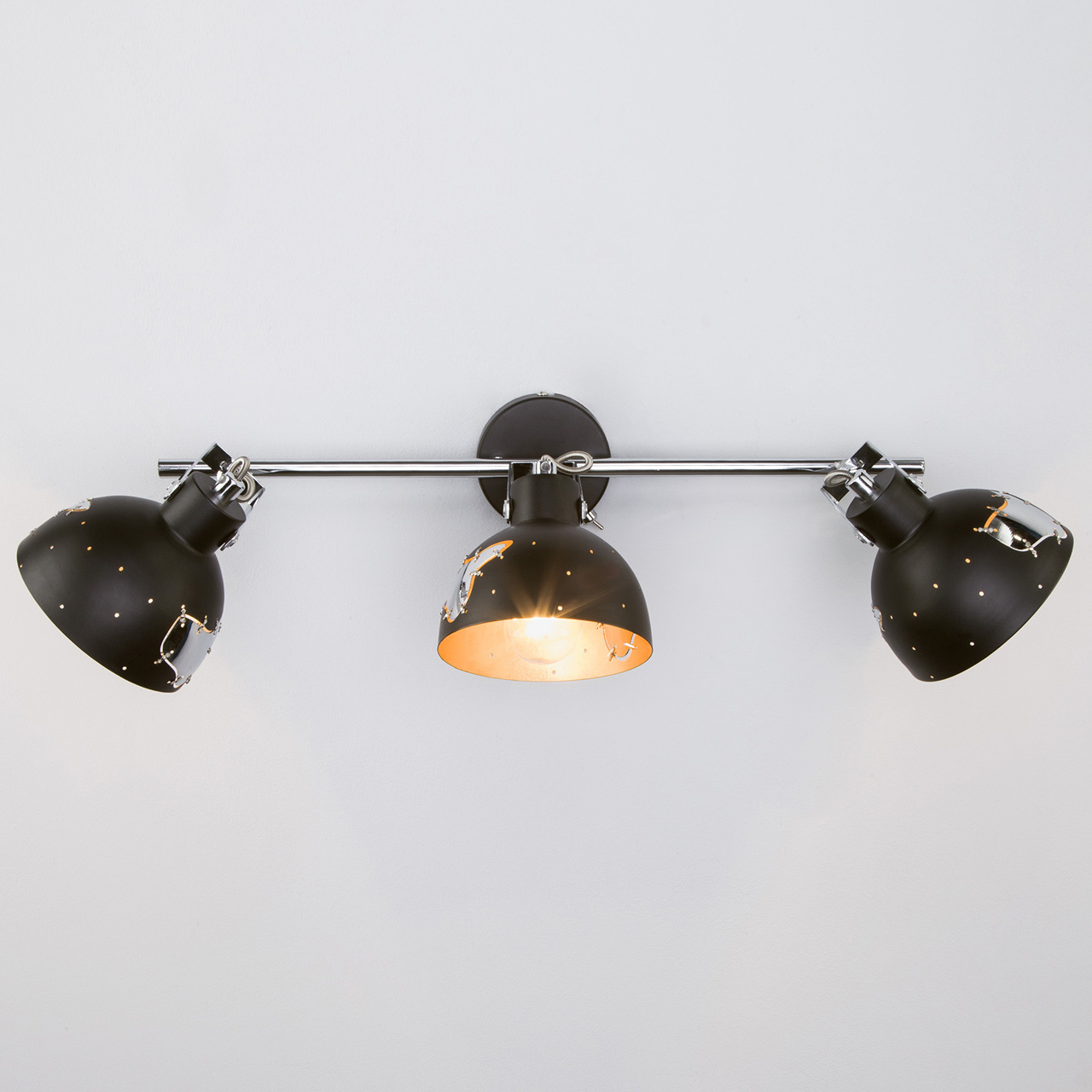 Спот Eurosvet Grunge 20069/3 черный