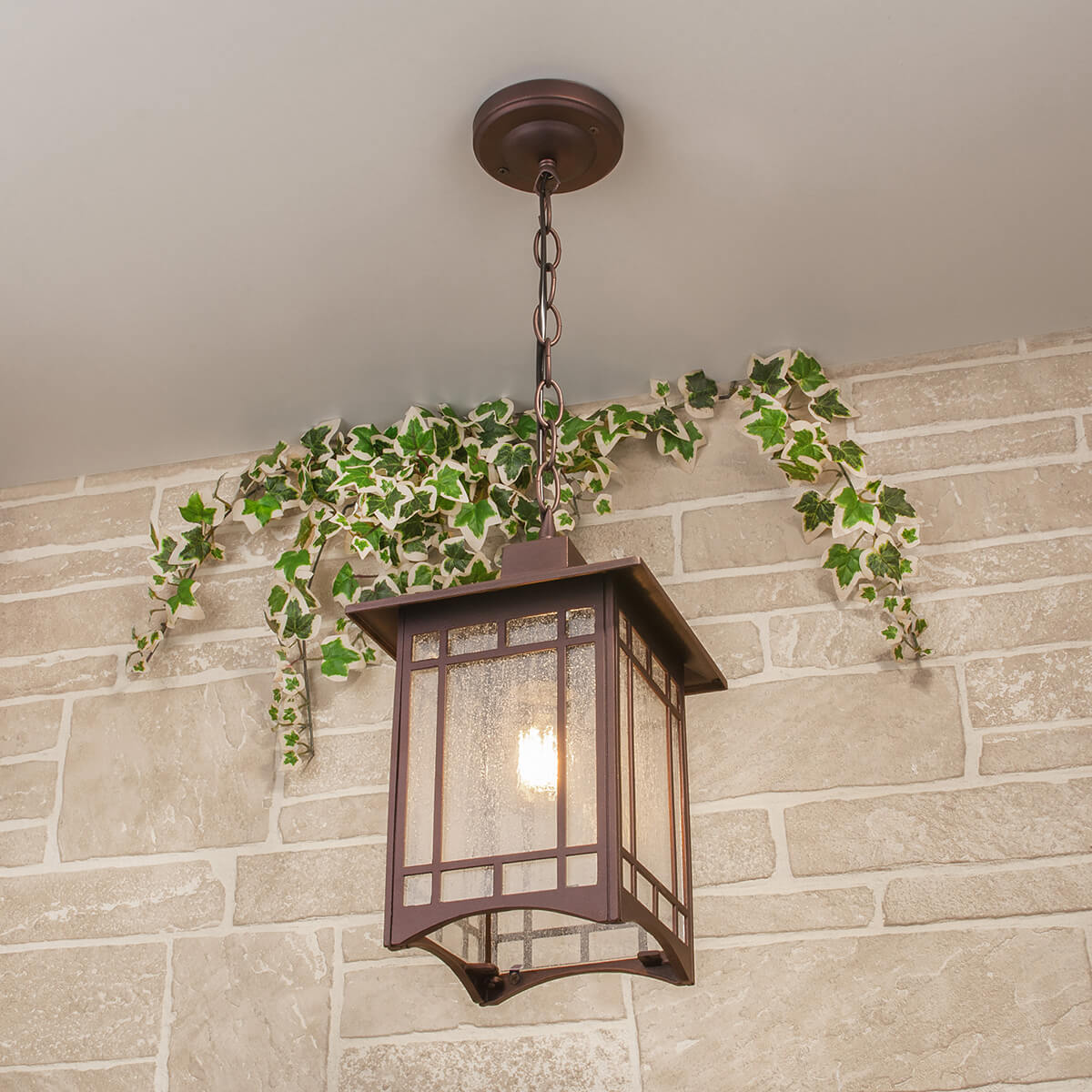 Уличный подвесной светильник Elektrostandard Vela H кофейное золото GL 1019H 4690389136023