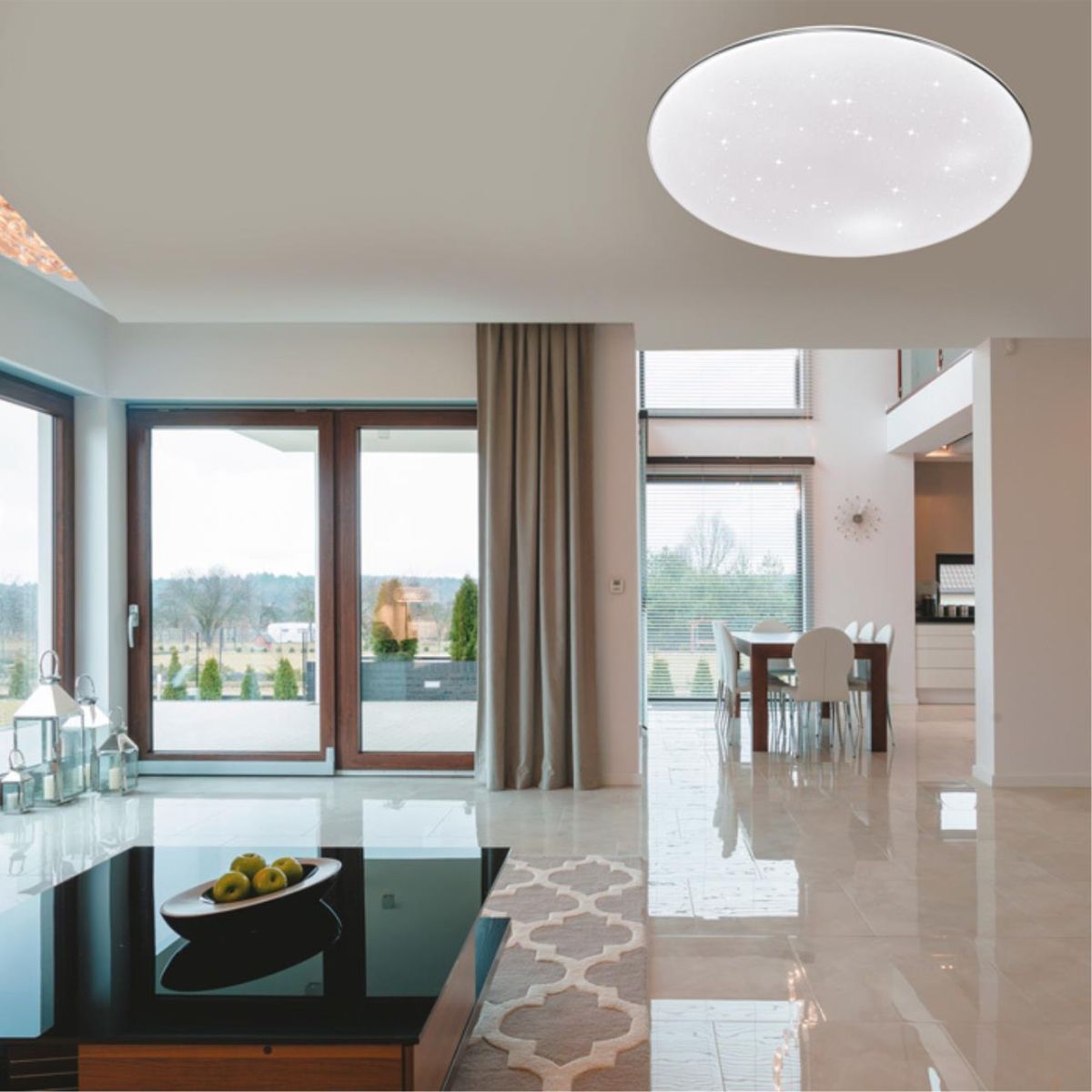 Настенно-потолочный светильник Sonex Pale Abasi 2052/CLN