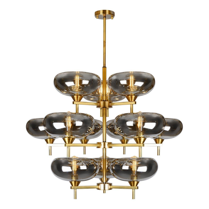 Подвесная люстра iLamp Rivoli 6607/12 GD