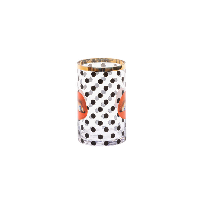 Ваза Shit Pois Small Seletti Toiletpaper Glass Vase 14160