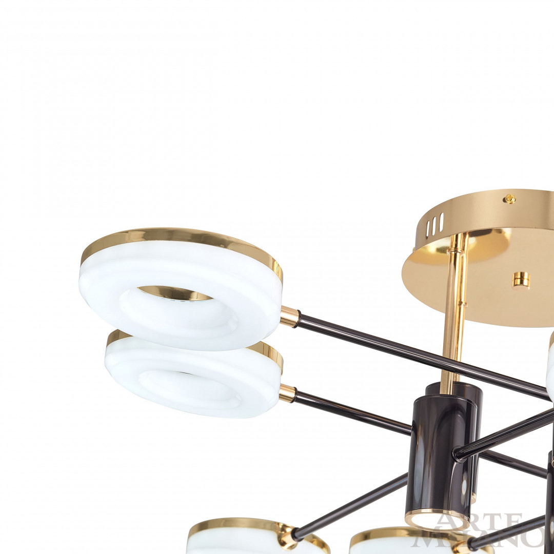 Потолочная люстра Arte Milano 271399/8 BK/GD