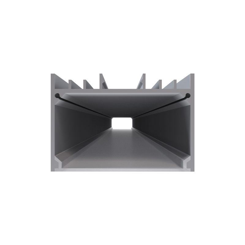 Профиль П-образный универсальный Apeyron ширина ленты до 40мм (рассеиватель, заглушки - 2шт) 08-24