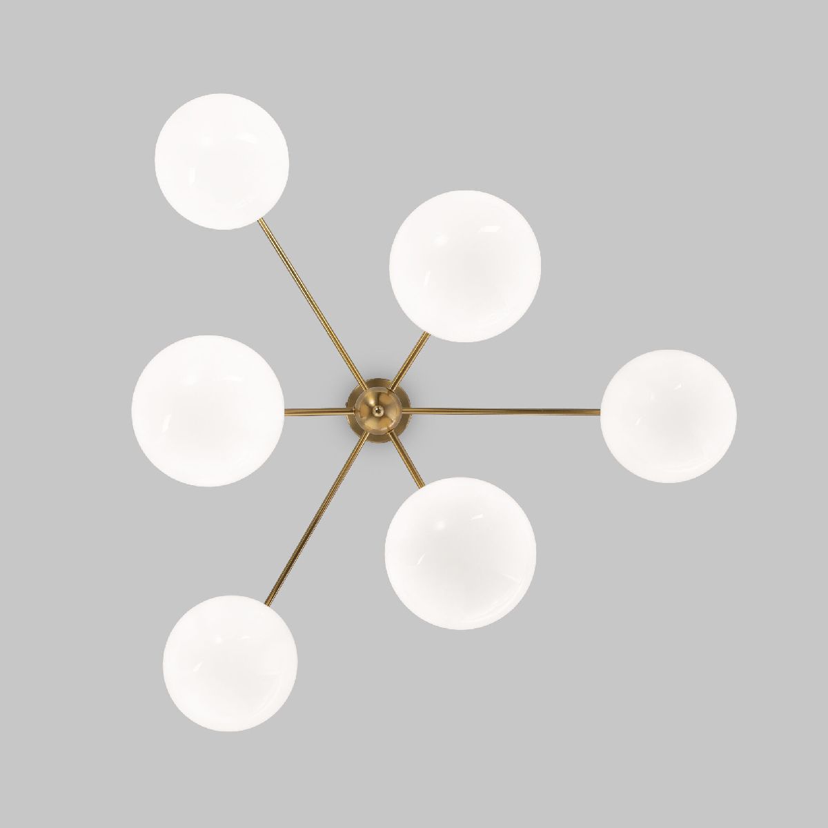Люстра на штанге Eurosvet Marbella 60147/6 латунь Smart a063851
