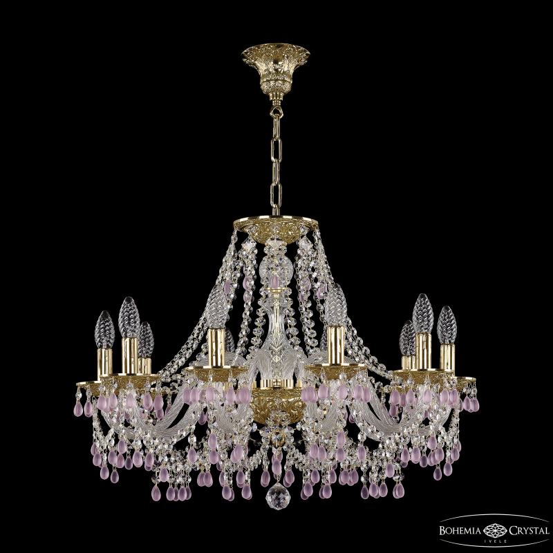 Подвесная люстра Bohemia Ivele Crystal 16210/10/240 G V7010