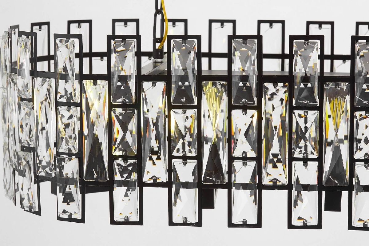 Подвесная люстра Lumina Deco Florina LDP 7041-700-PR BK