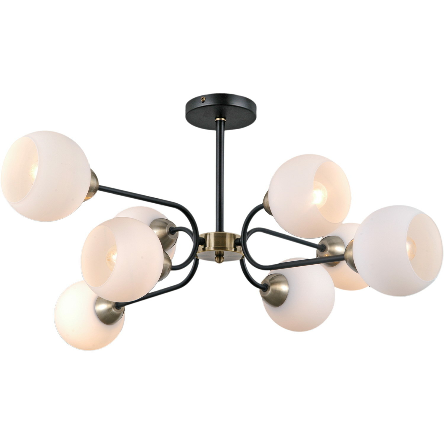 Люстра на штанге Illumico IL0398-8CSQ-79 BK WT