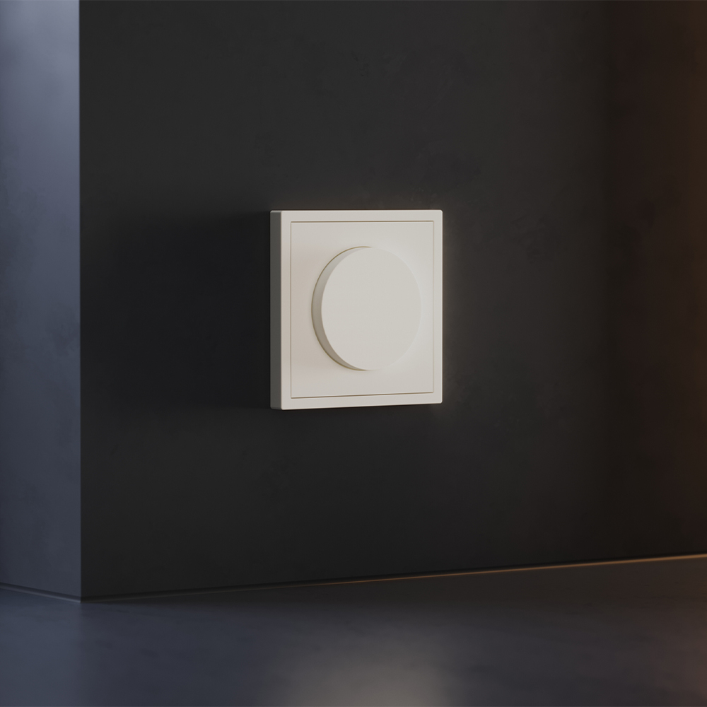 Накладка для светорегулятора поворотно-нажимного Voltum S70 (хлопок) VLS002013