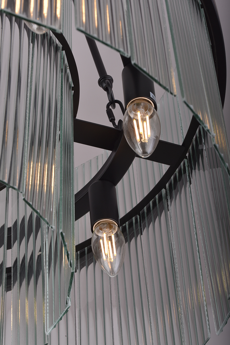 Подвесная люстра DeLight Collection MD2313-8A matt black