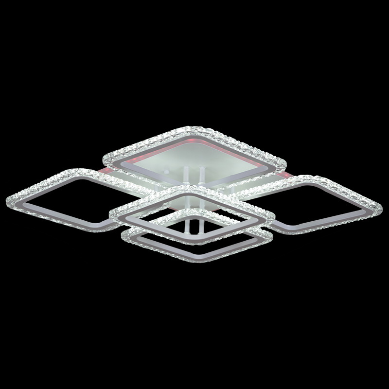 Потолочная люстра Reluce 08869-0.3-4+1 WH (RGB)