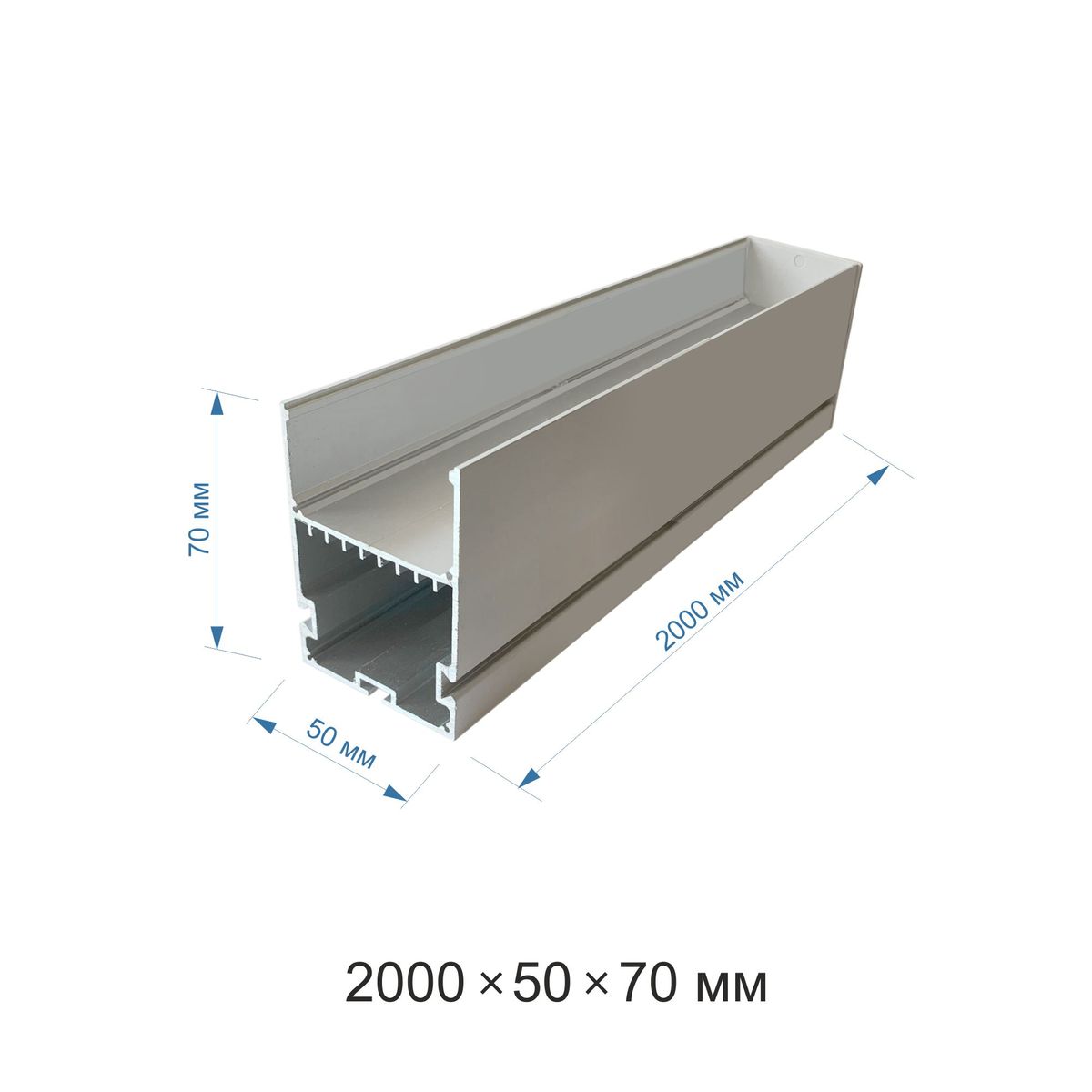 Профиль П-образный подвесной Apeyron ширина ленты до 40мм 08-26-01