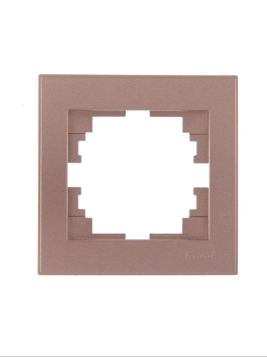 Рамка 1-местная горизонтальная Lezard Rain 703-3131-146