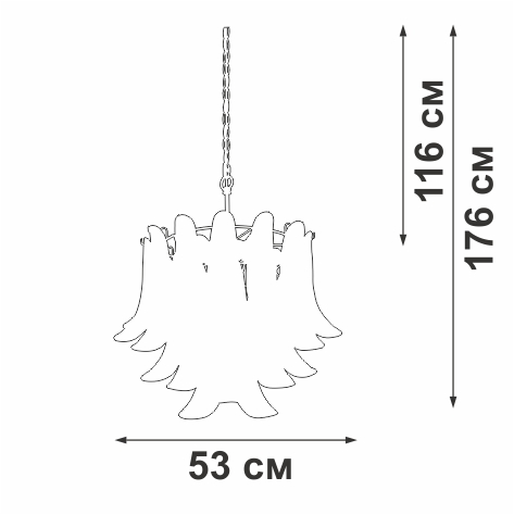 Подвесная люстра Vitaluce V5860-8/6
