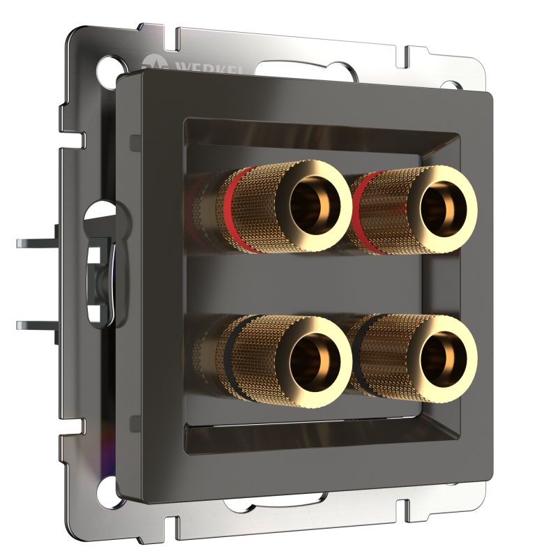 Акустическая розетка Werkel 4690389086564 WL07-AUDIOx4