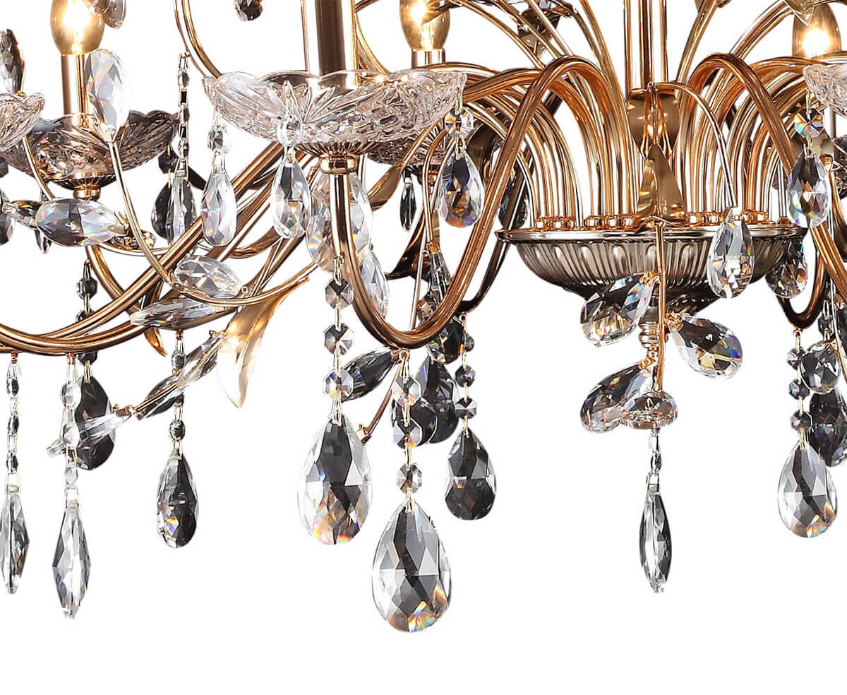 Подвесная люстра Lumien Hall Флоренс 0017/15P-FGD