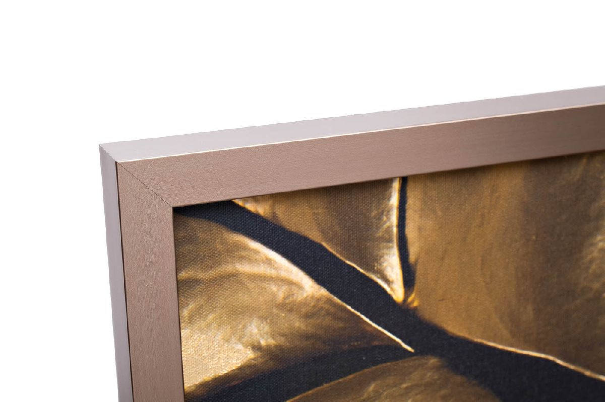 Холст Золотые листья монстеры-2 Garda Decor 89VOR-MONSTERA GOLDEN-2-V