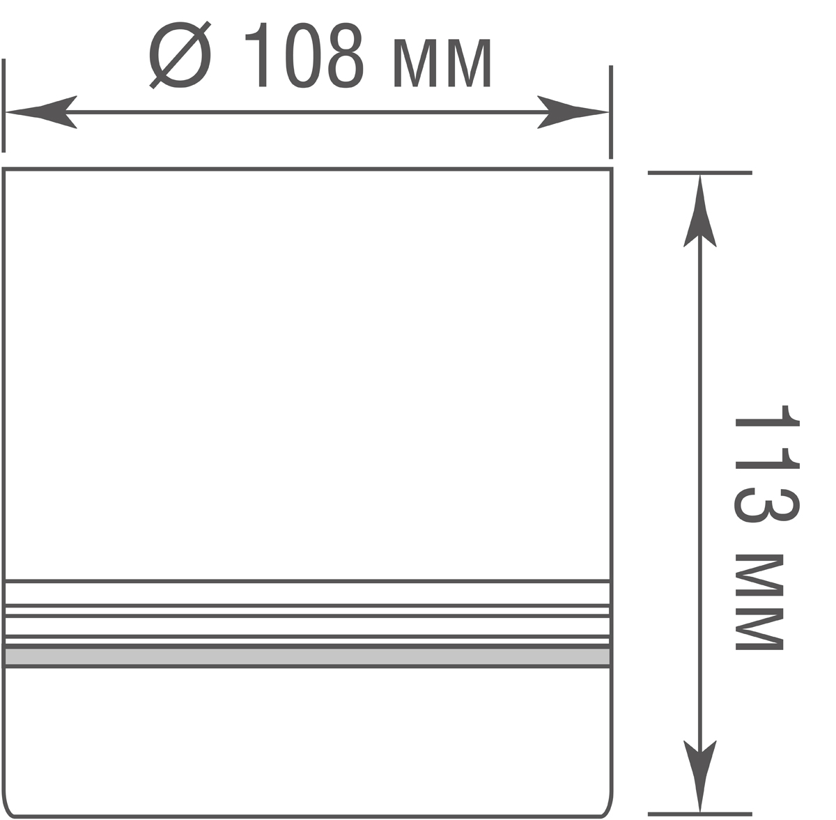 Накладной светильник Donolux Barell DL18483R15W1W Line