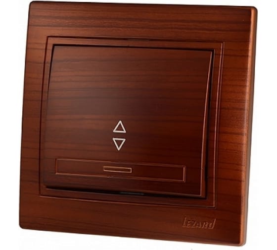 Выключатель проходной с подсветкой Lezard Mira 701-0601-114