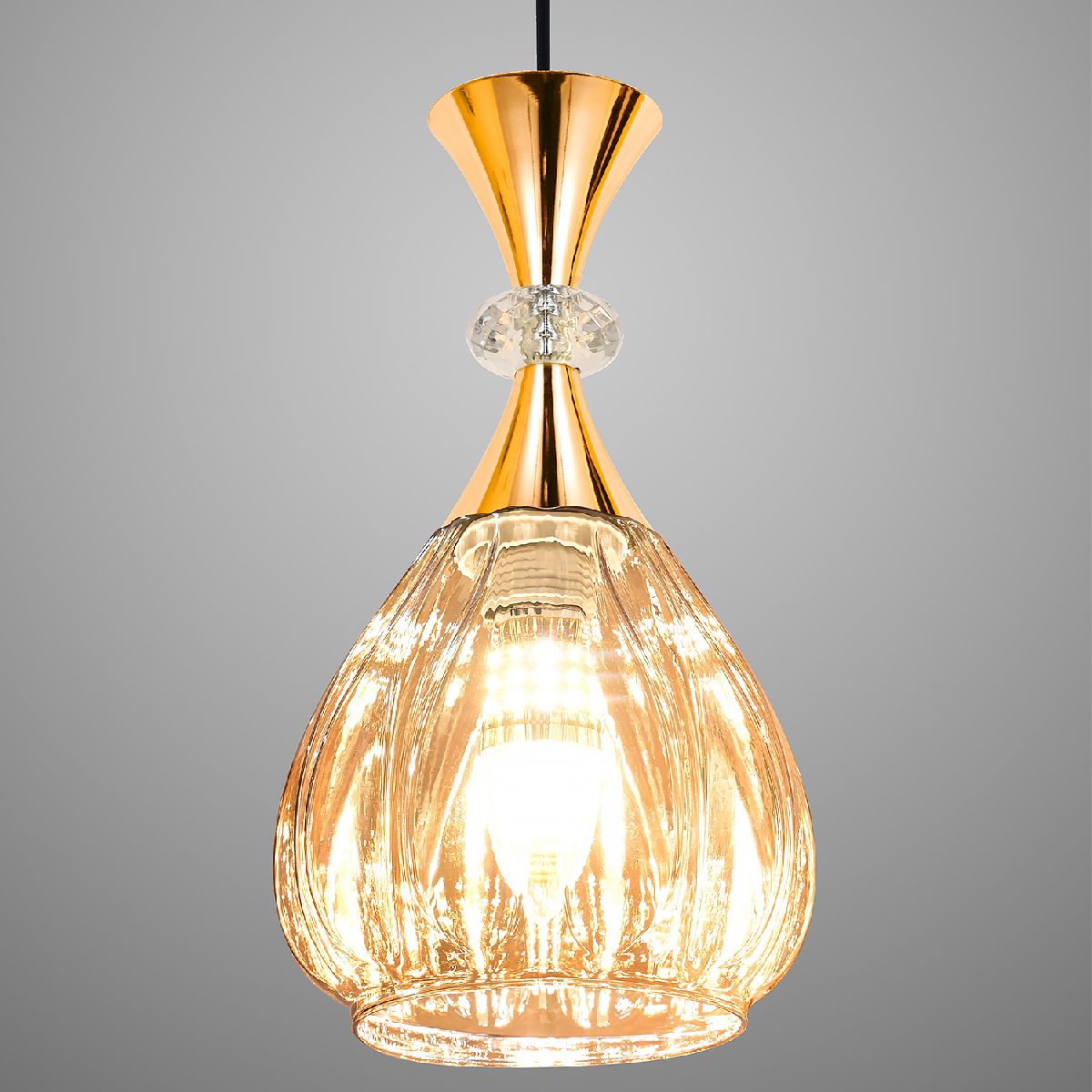 Подвесная люстра Reluce 09015-0.9-05 AMBER