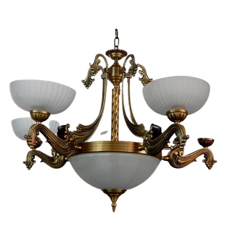 Подвесная люстра Elvan LU-89336/5-E27-Br