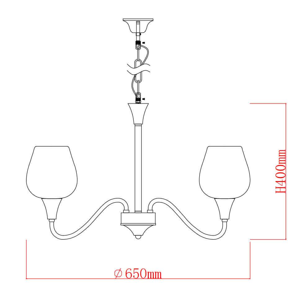 Подвесная люстра Rivoli Emarita 2049-206 Б0047913