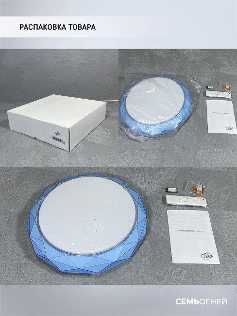 Потолочный светильник Seven Fires Эйри 48012.35.30.77BL