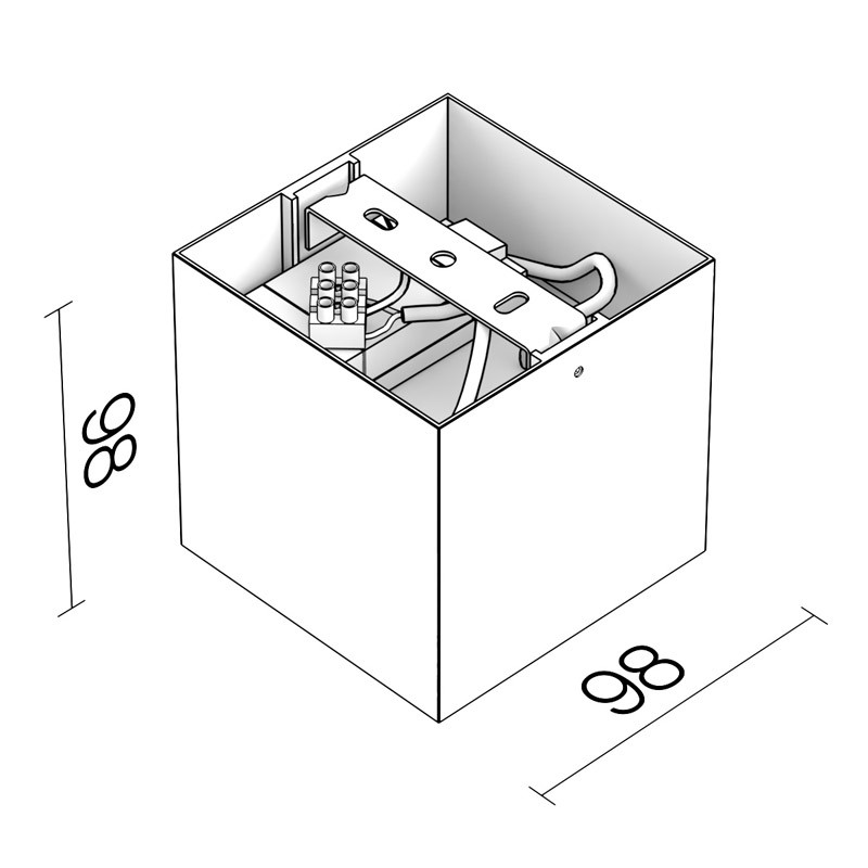 Накладной светильник Ledron SKY OK Black 00000013705