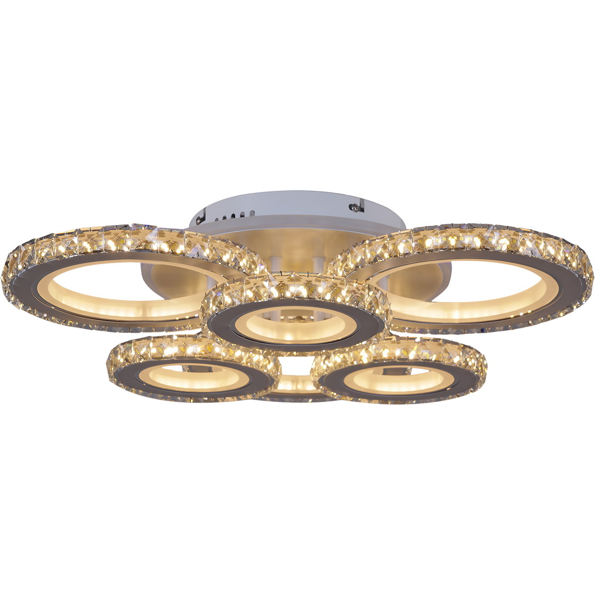 Потолочная люстра Reluce 03900-0.3-3+3B WH+CR (RGB)