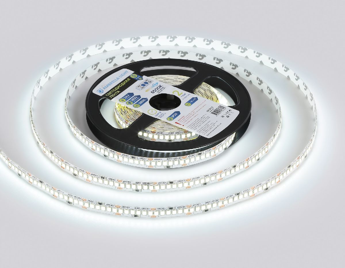Светодиодная лента Ambrella Light LED Strip 24В 2835 22Вт/м 6500K 5м IP20 GS3503