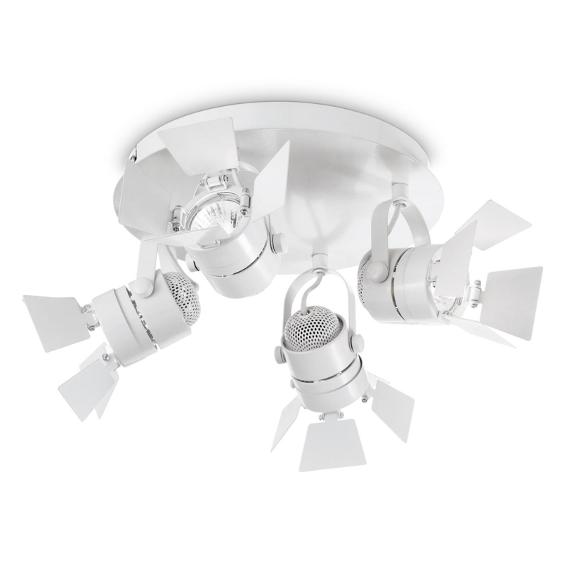 Спот Ideal Lux Ciak PL4 Bianco 122281