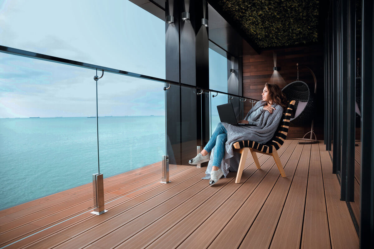 Уличный настенный светильник Kanlux Reka Led el 7W-L-GR 28990