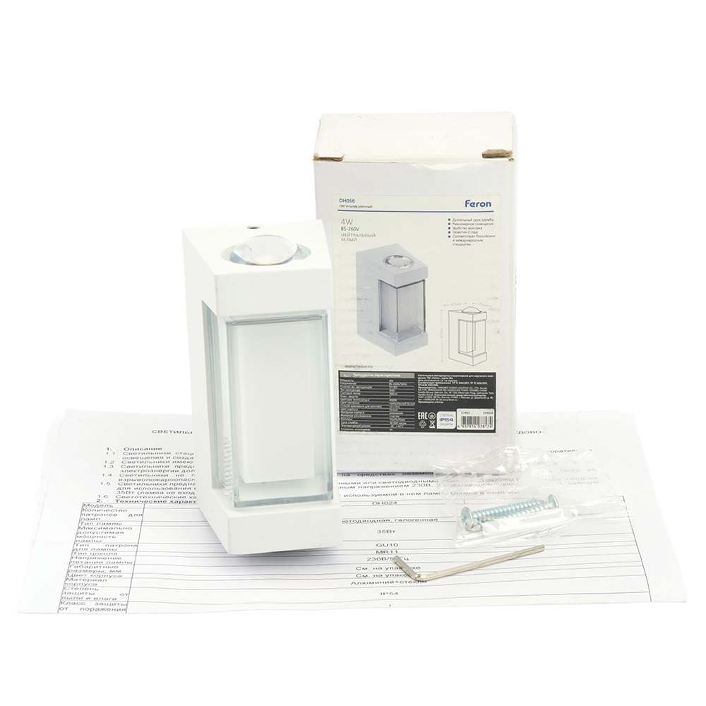 Уличный настенный светильник Feron Челси DH058 51491