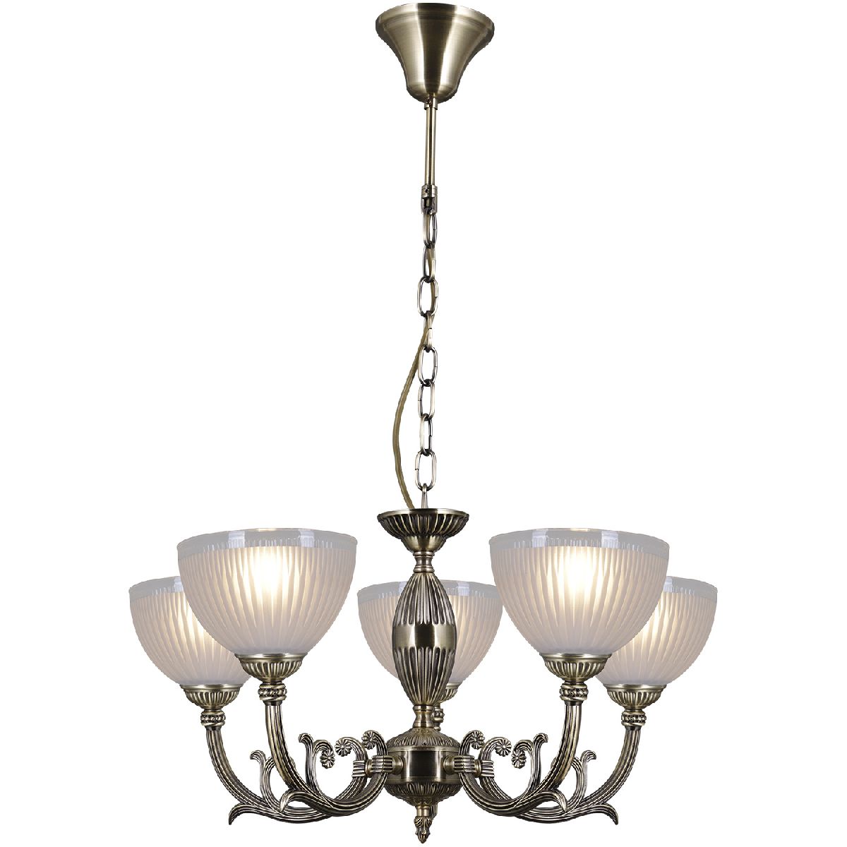 Подвесная люстра Illumico IL9939-5PSQ-24 AB CAPELLA