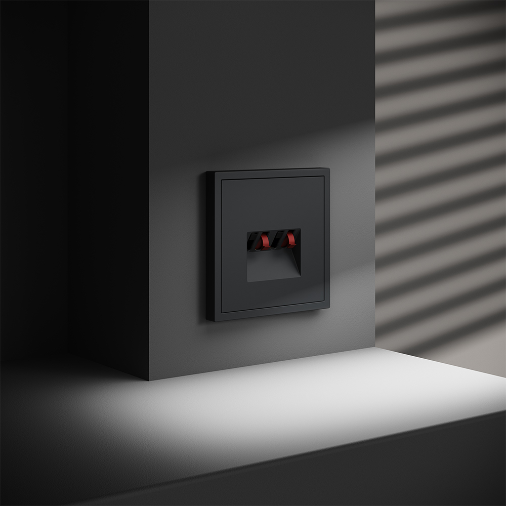 Розетка акустическая Voltum S70 VLS060307 (графит)