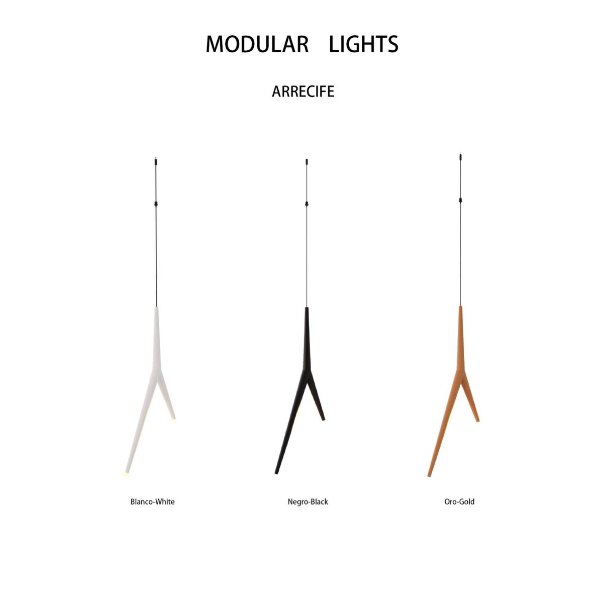 Подвесной модульный светильник без основания Mantra Arrecife 9211